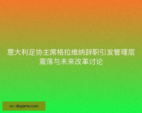意大利足协主席格拉维纳辞职引发管理层震荡与未来改革讨论